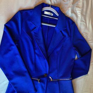 Genhoo Electric Blue Blazer